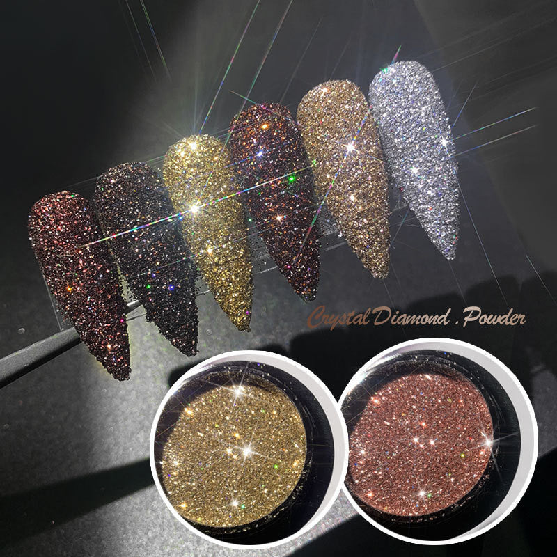 Glitter   Nails Crystal Diamond Powder Net Celebrity Vibrato